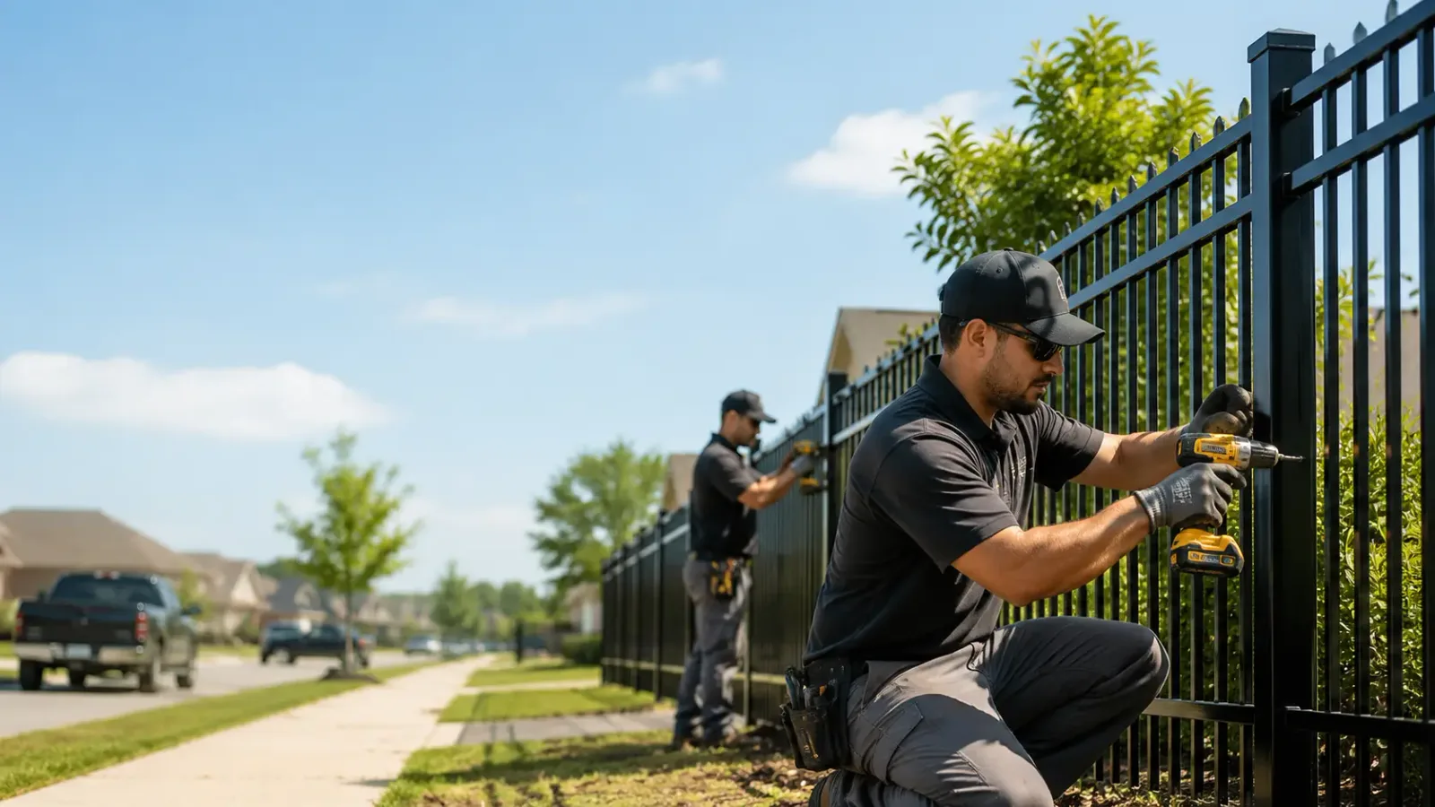 Metal Fence Installation in Denton, KS